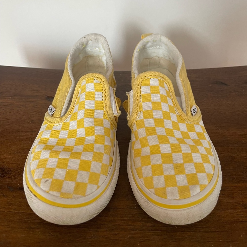 Yellow checkered VANS - 10c